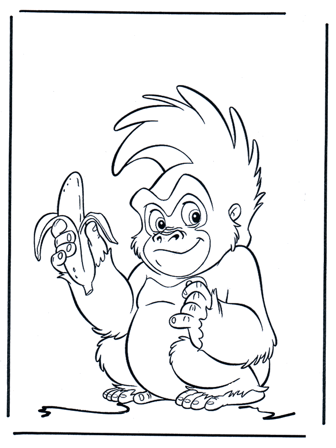 Tarzan kolorowanki